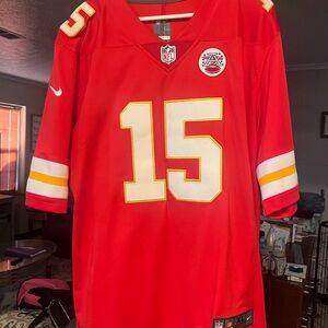 Nike Red and Yellow Men's Jersey